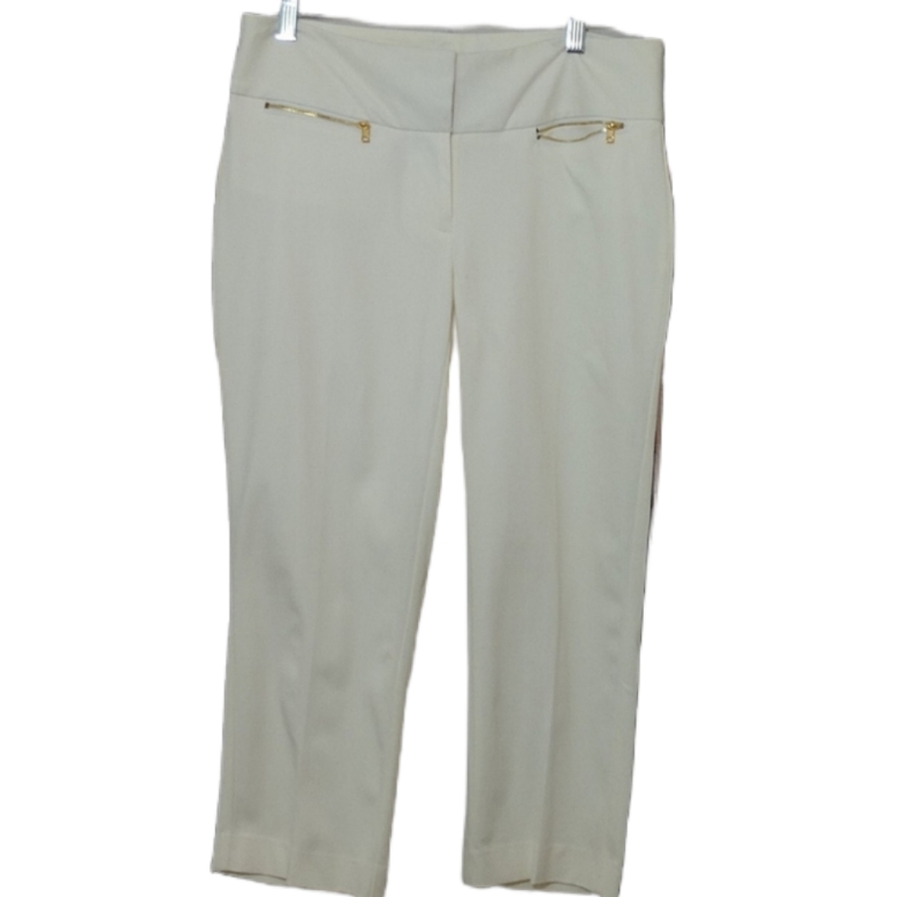 Pants Alfani Ivory Classy Capris sz 8